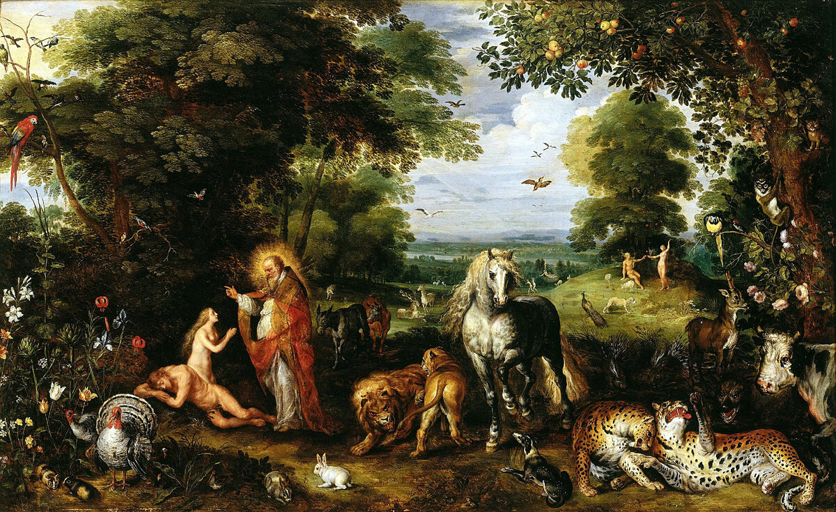 Ян брейгель младший – Эдемский сад