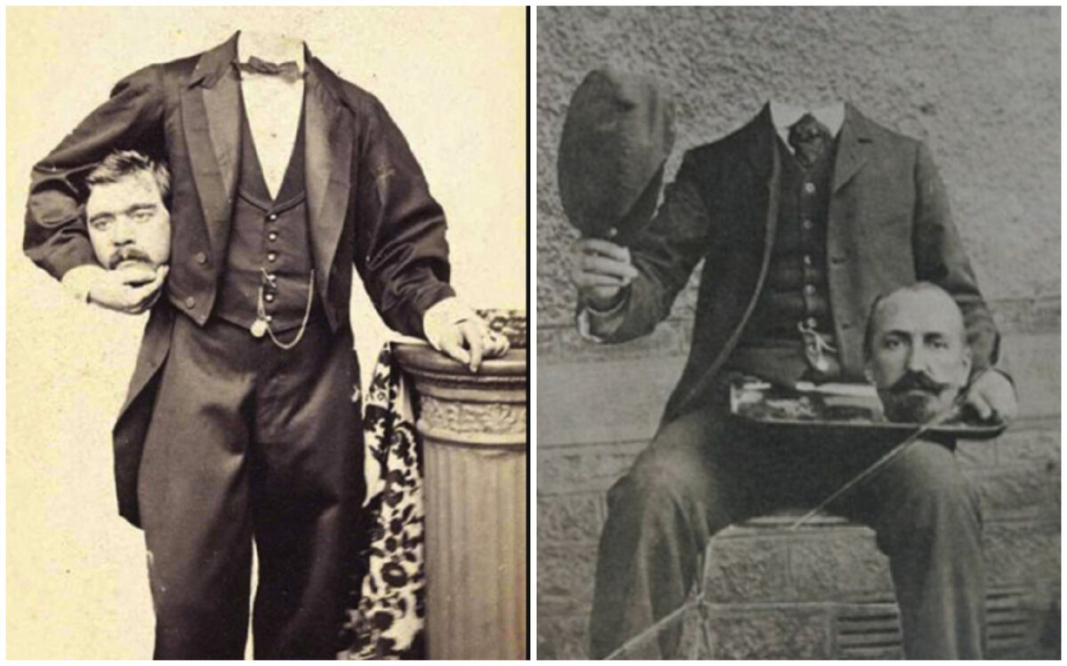 Портреты "без головы" - писк моды в Британии XIX века. Фото: Pinterest