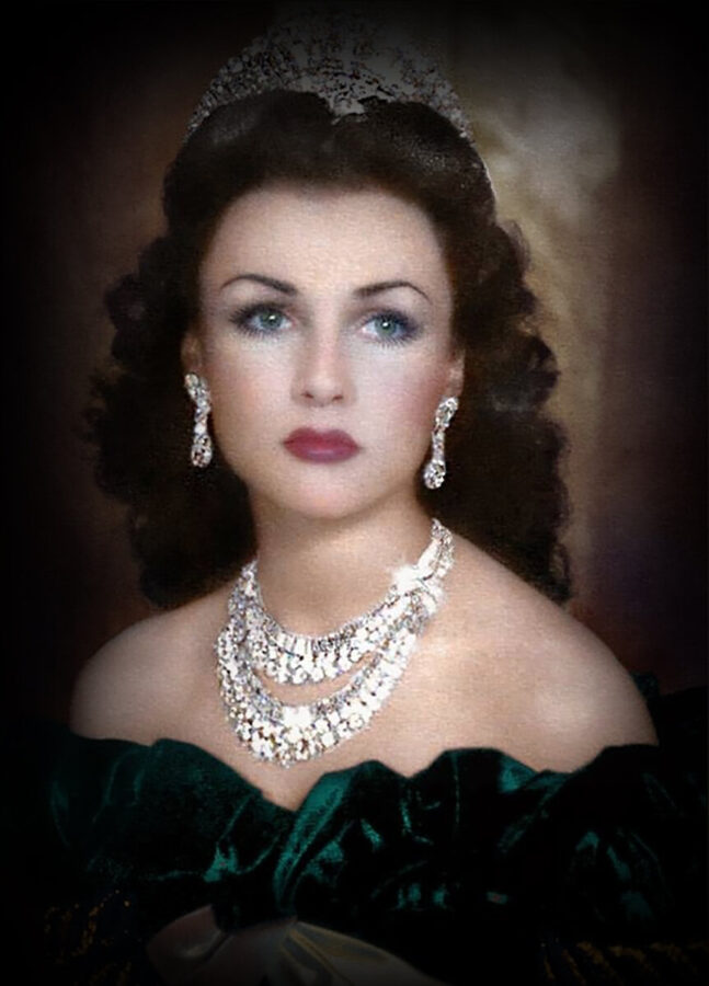 Королева Ирана Фавзия, принцесса Египта. Сбежала из дворца.