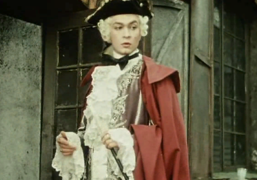 Владимир Сошальский в картине "Михайло Ломоносов". Фрагмент из фильма