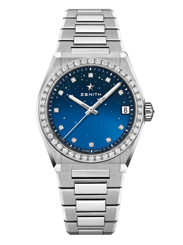 Часы Zenith Defy из стали с бриллиантами