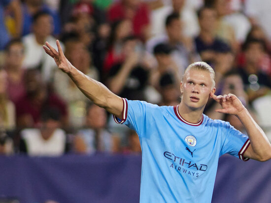     ЭРЛИНГ ХОЛАНД. ФОТО: GLOBAL LOOK PRESS/JOAQUIN CORCHERO/KEYSTONE PRESS AGENCY.