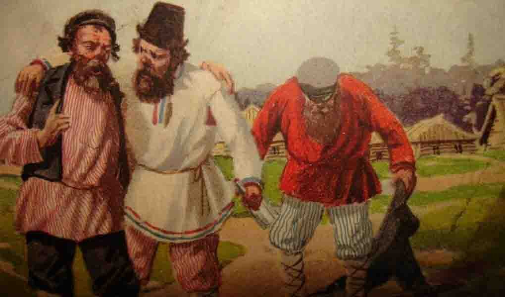 Старинная русская открытка