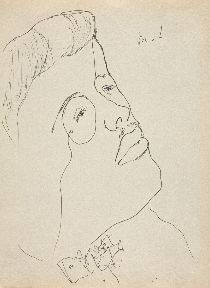 М.Ф. Ларионов. С.П. Дягилев. 1920-1930. Третьяковская галерея
