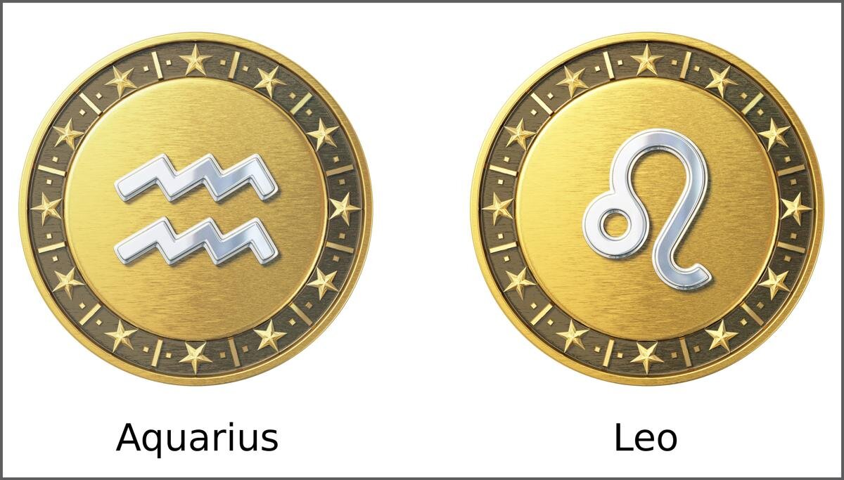Счастливое число для львов женщин. Болгарский Лев знак. Aquarius монета Водолей. Болгария Лев знак валюты. Рыбы Зодиак золото PNG.