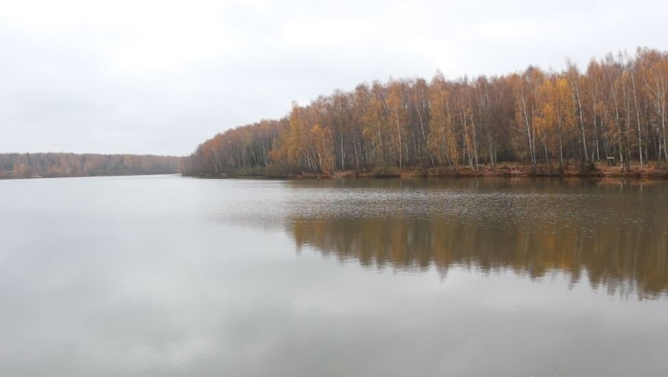 Вода в октябре-ноябре намного прозрачнее чем летом.