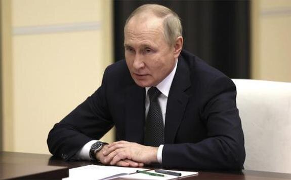    президент России Владимир Путин, Mikhail Metzel/Kremlin Pool