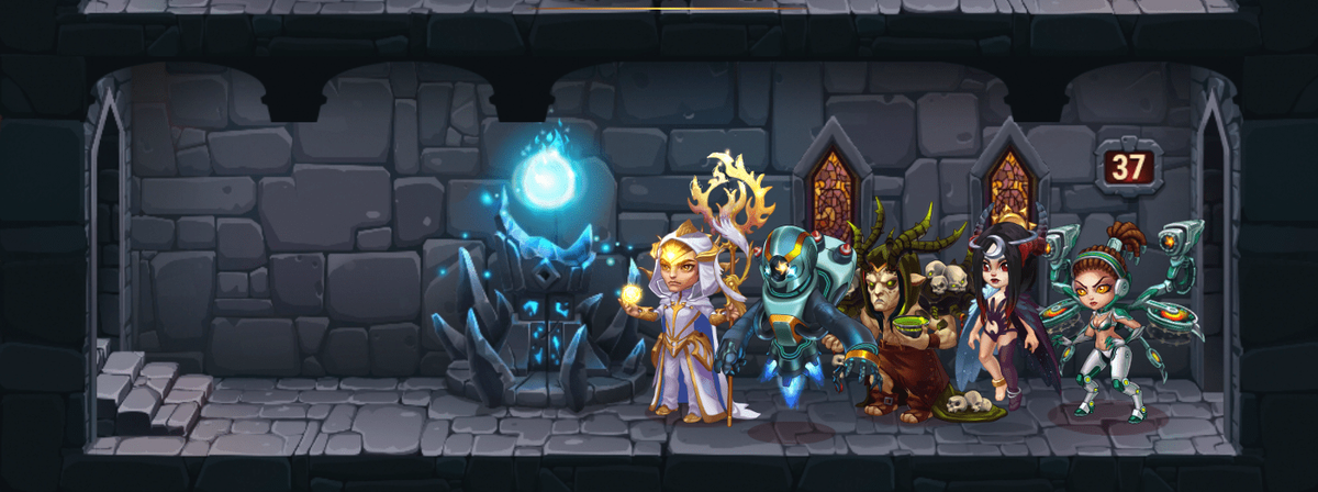 1. Этажи, содержание усиления команды (Алтари)