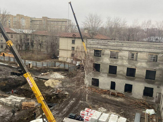     Ремонт бывшего монтажного техникума. Фото: Михаил Исаев