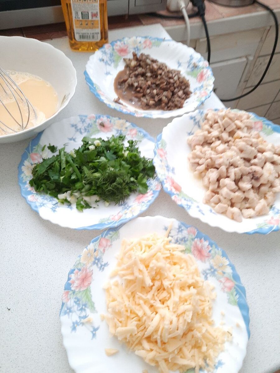 Подготовить все продукты