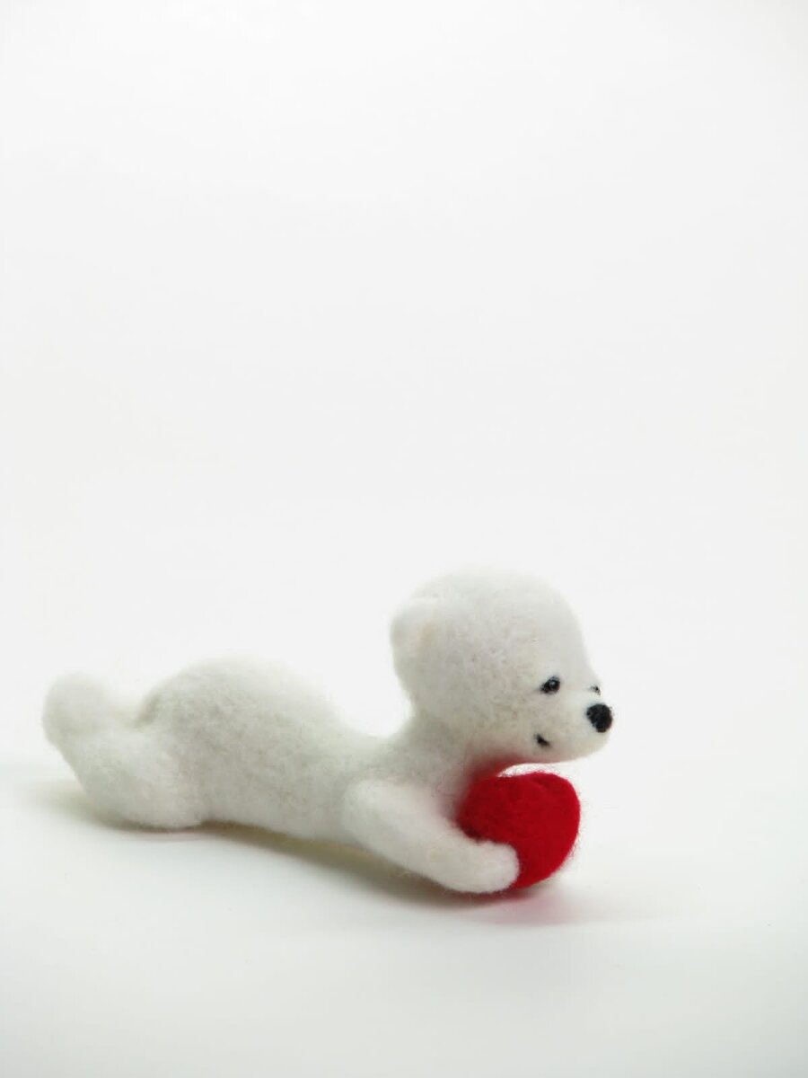 Автор happywooltoys, мишка Love❤️
