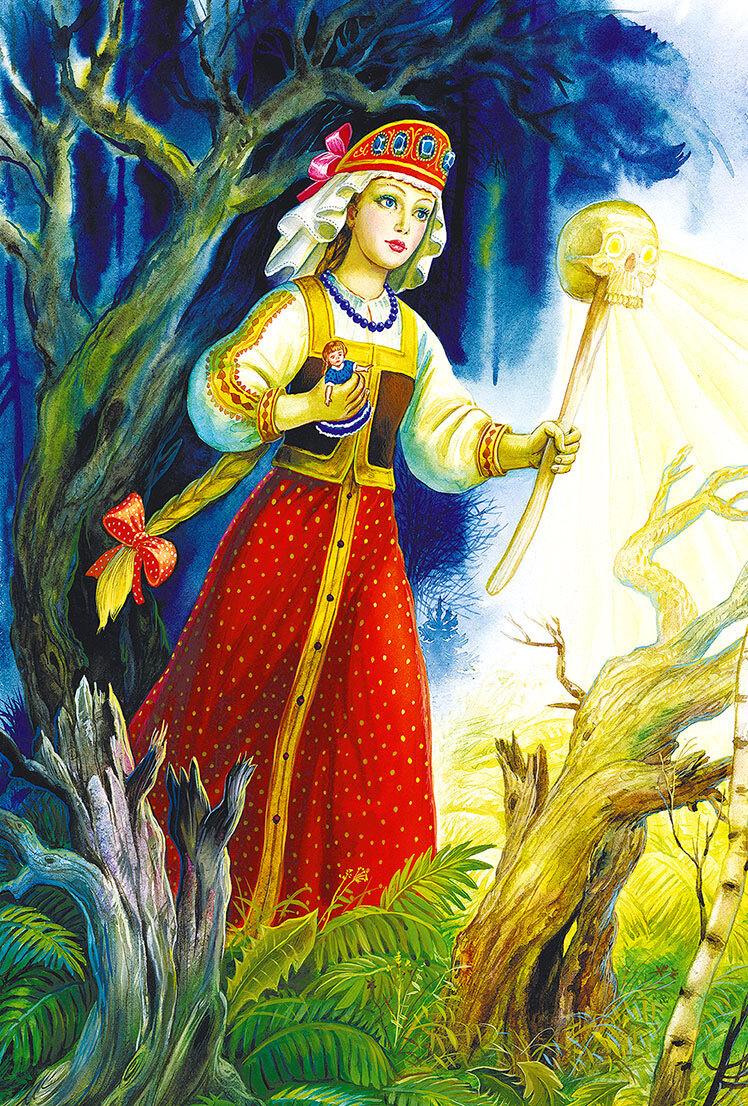 Рисунок фольклорного персонажа