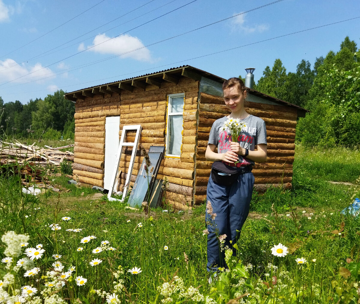 Почти готовый дачный домик