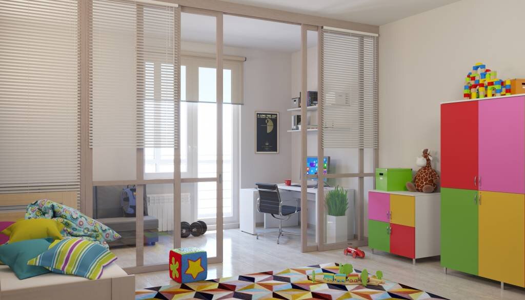 Оптимизируем пространство: раздвижные перегородки вместо стен и межкомнатных дверей