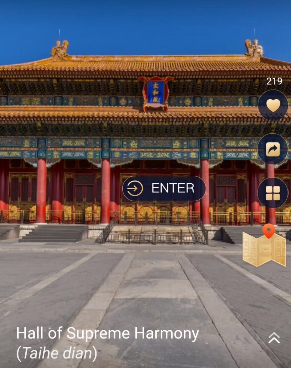 Внутри панорамы вы можете заходить во все помещения, для этого просто нажимайте на них