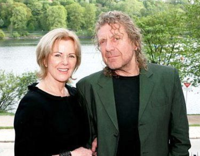 Анни-Фрид и вокалист «Led Zeppelin» Роберт Плант