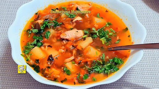 👌👍Рассольник с перловкой и солёными огурцами!Мой любимый рецепт! Вкусный рассольник на курином бульоне👍