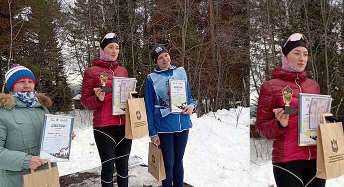 Победительница в женском марафоне