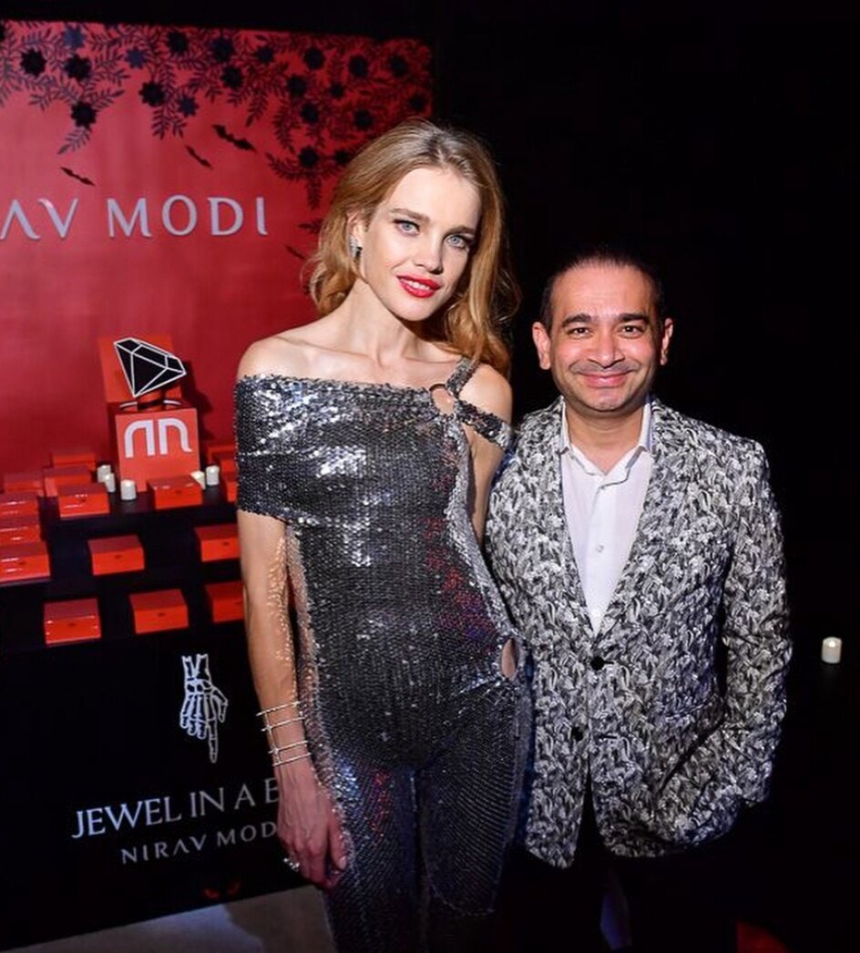 Нирав Моди и Наталья Водянова на открытии одного из ювелирных бутиков (листайте галерею)