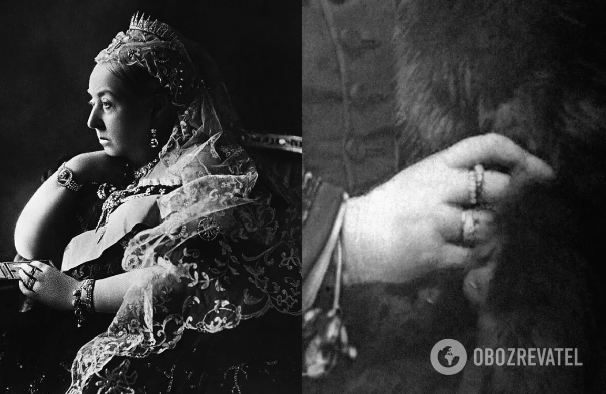 Кольцо в виде змеи для королевы Виктории разработал ее будущий муж принц Альберт. 