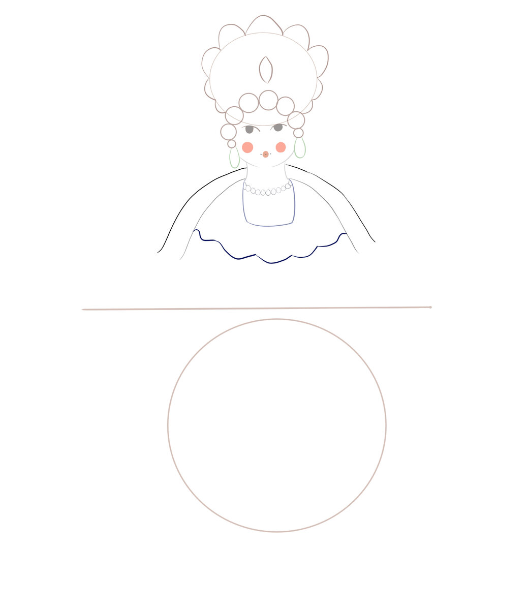 Как нарисовать куклу карандашом
