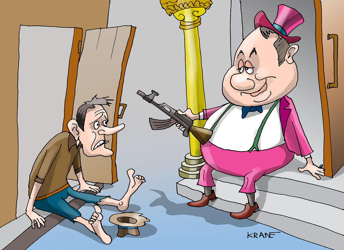 Карикатуры про деньги