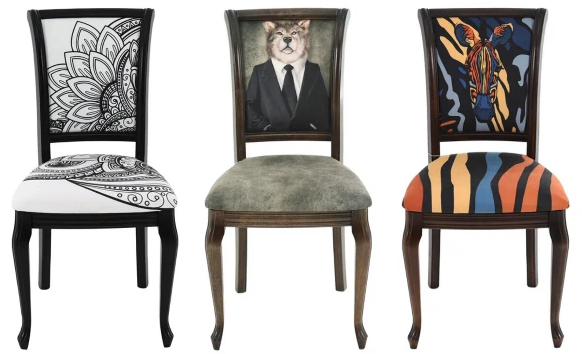 Стул "Кабриоль" с фотопечатью, от мебельной фабрики "Аврора".