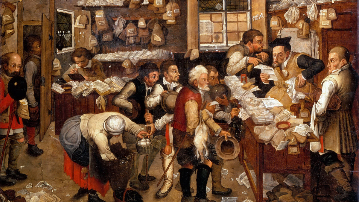 Питер Брейгель младший, Сборщики налогов, 1617