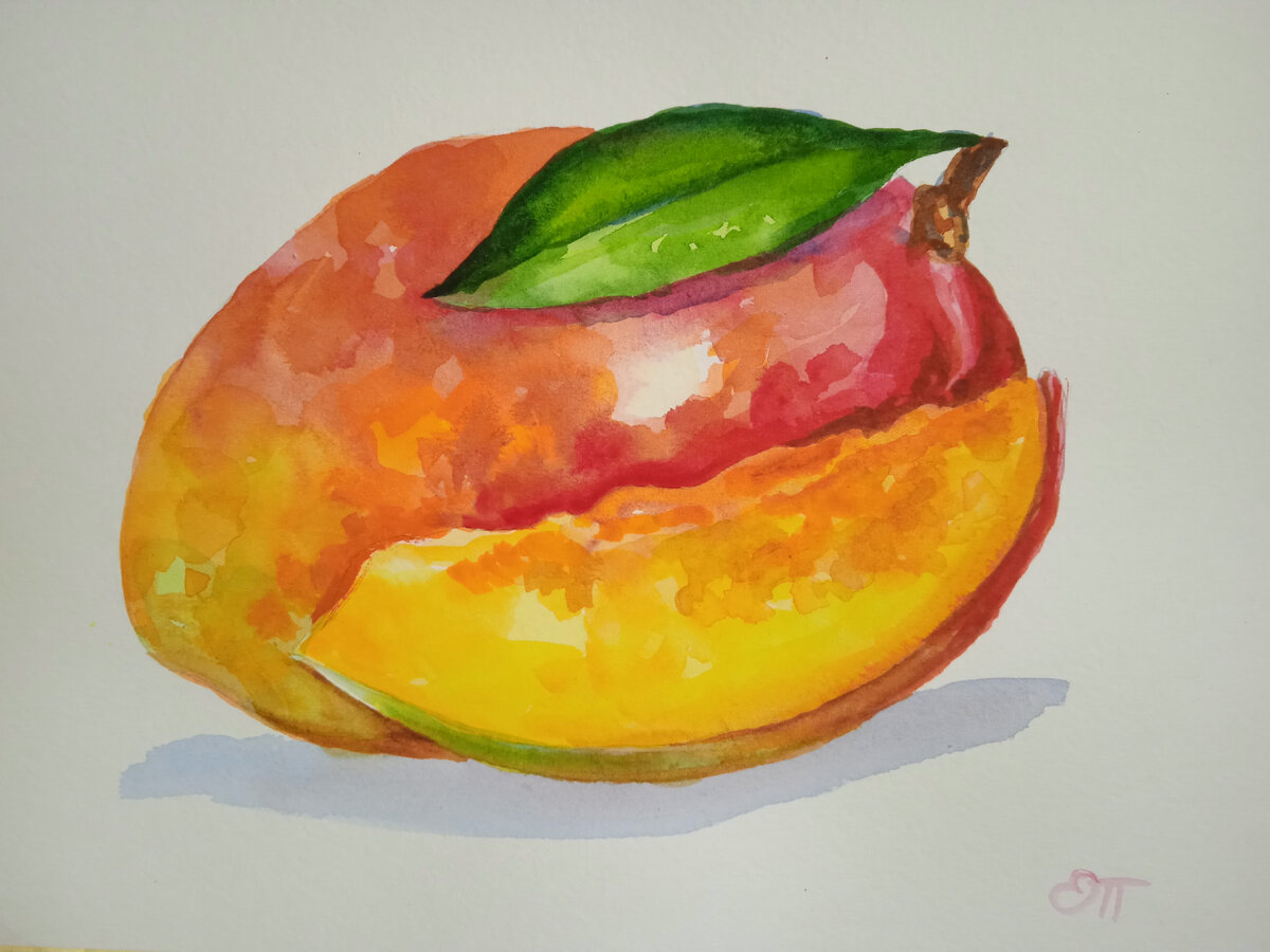 Урок по рисованию этого манго есть на моём канале