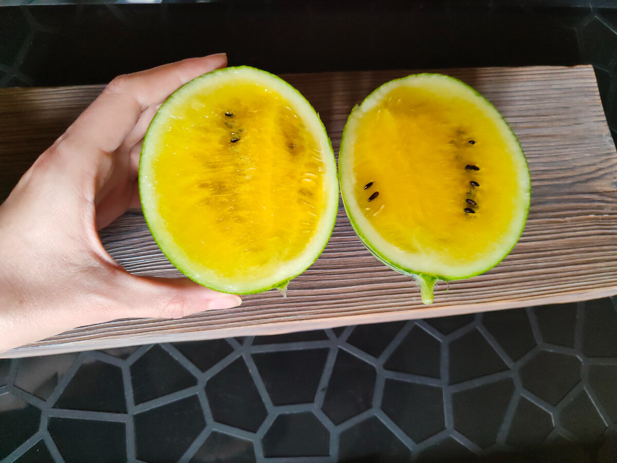 После разреза был настоящий арбузный аромат