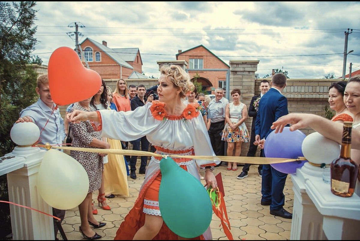 Свадебный выкуп в казачьем стиле. Фото из личного архива