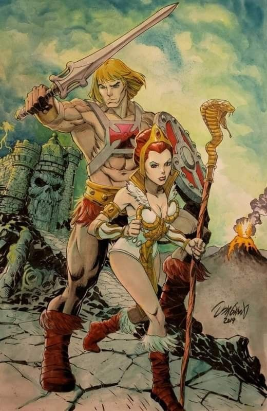 страница из комиксов