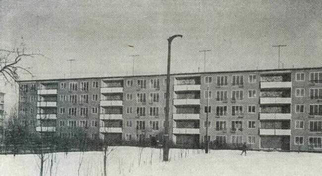 Первая типовая панелька из пластика в СССР. Москва, 4-й Вятский переулок, 20А