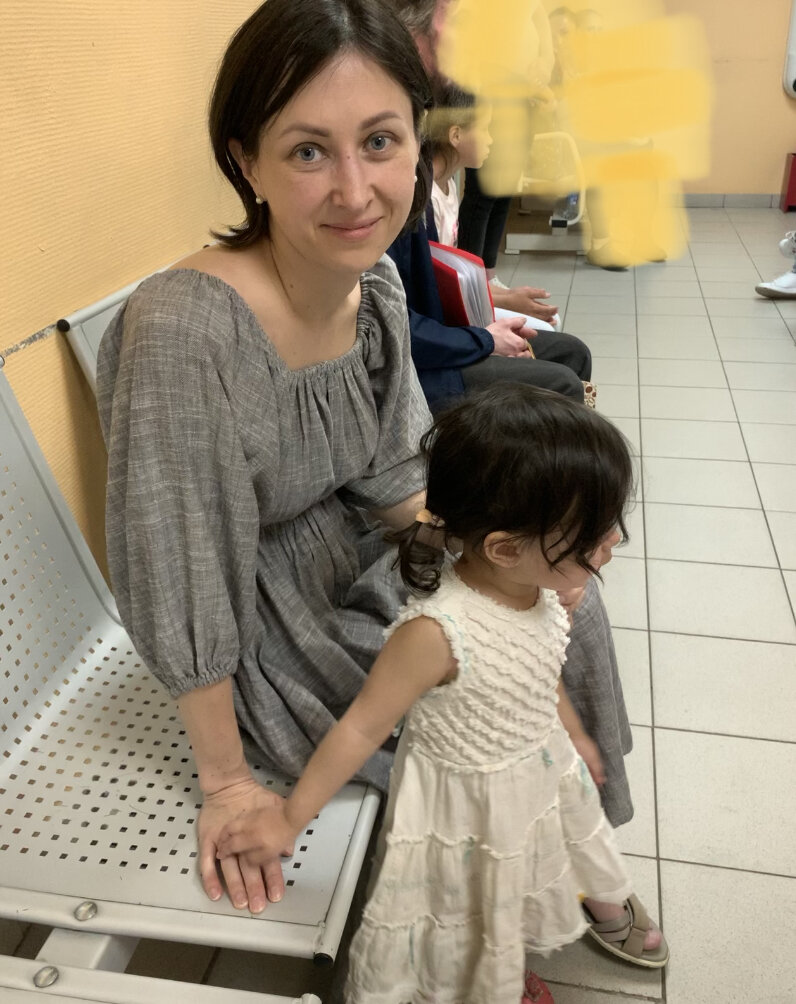 Мы с дочкой в СПИД центре