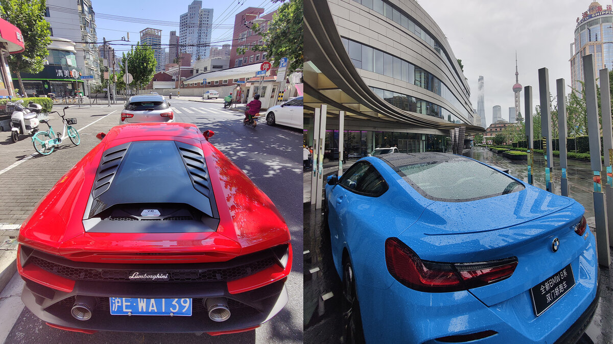 Разные районы Шанхая