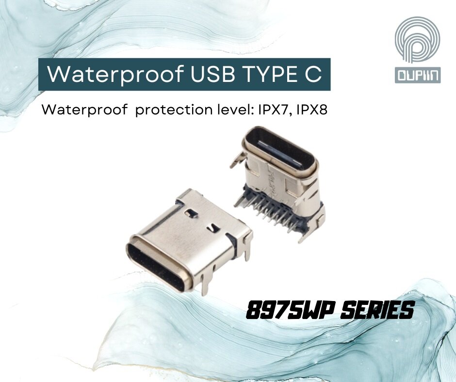 Влагозащищённые разъёмы USB-C от OUPIIN
