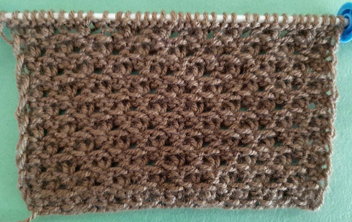 так выглядит изнаночная сторона узора.