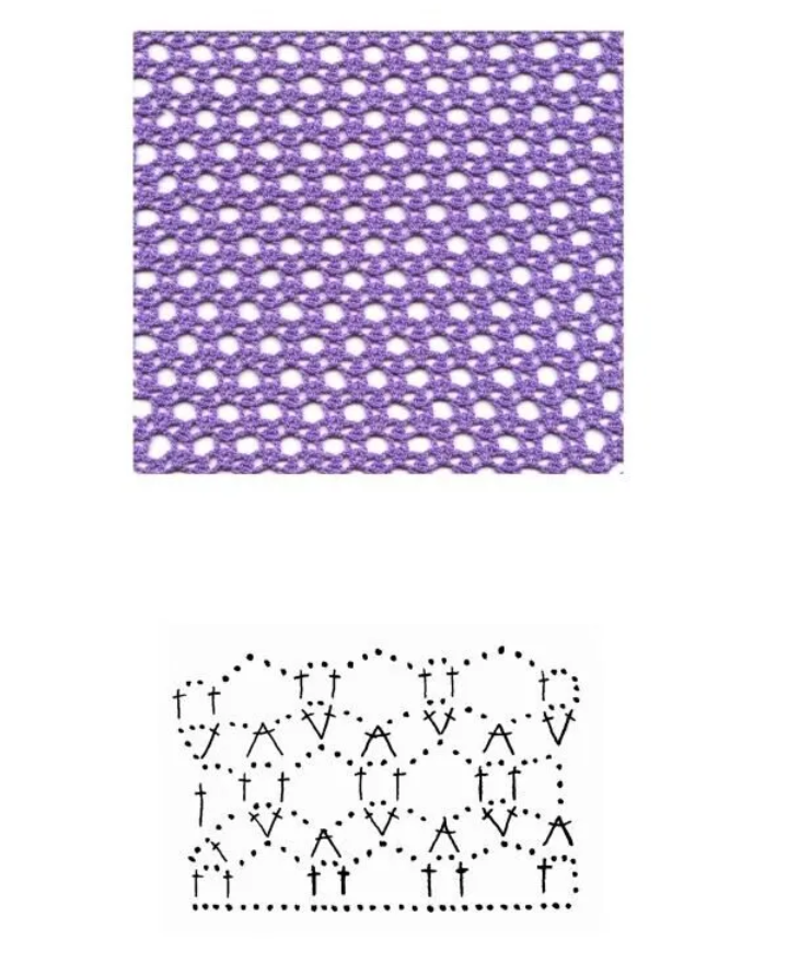 Узор сетка схема. Вязание крючком сеточка. Сеточка крючком схема. Узор сетка крючком. Узор сеточка крючком.