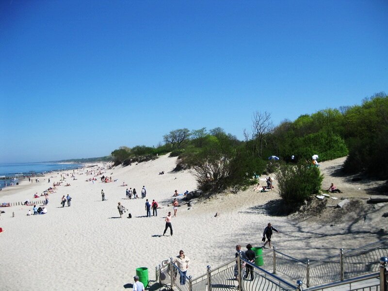 Пляж Зеленоградска (Zelenogradsk beach)