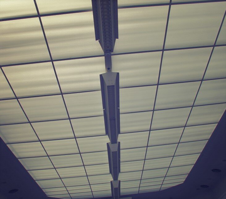 Стекловолоконный потолок