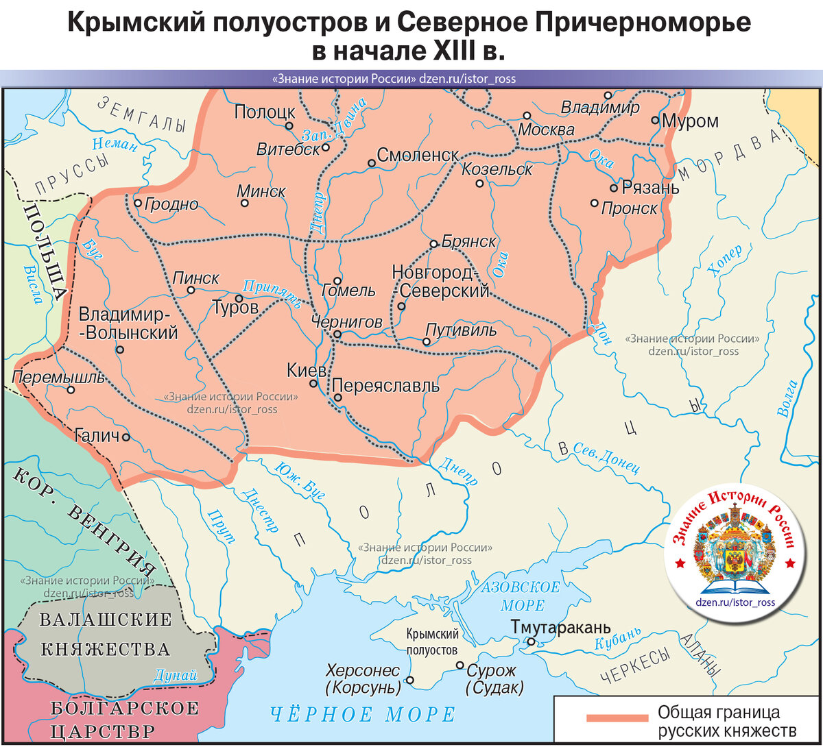 Карта причерноморских государств