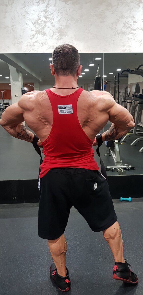 2018 год. Подготовка к турниру по бодибилдингу.