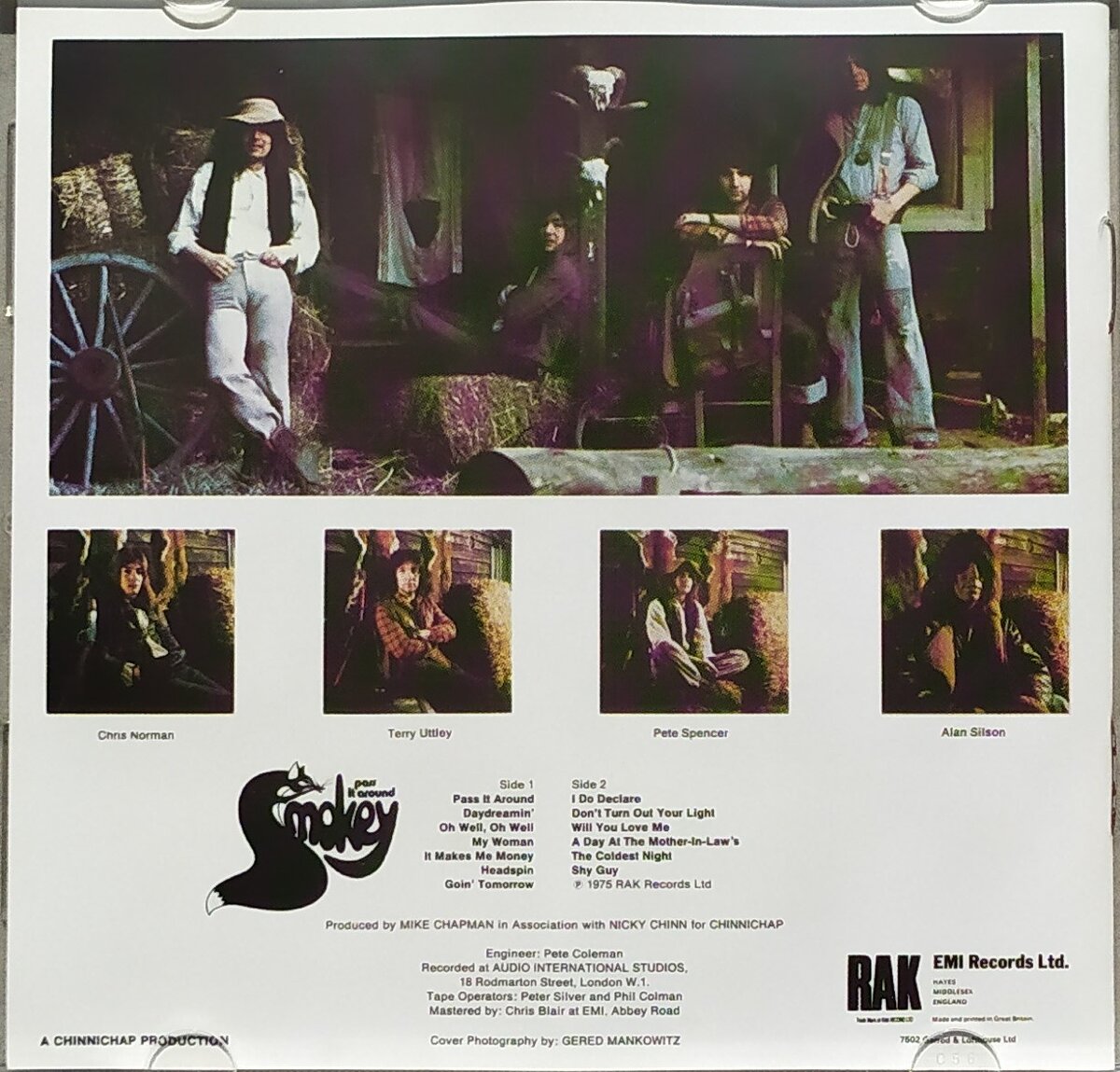 Smokie "Pass It Around " (1975) CD (2007)