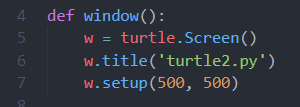 Функция window()