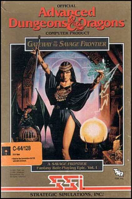 №1. Оригинальный источник обложки. Advanced Dungeons and Dragons: Gateway to the Savage Frontier на IBM PC / Amiga / Commodore 64