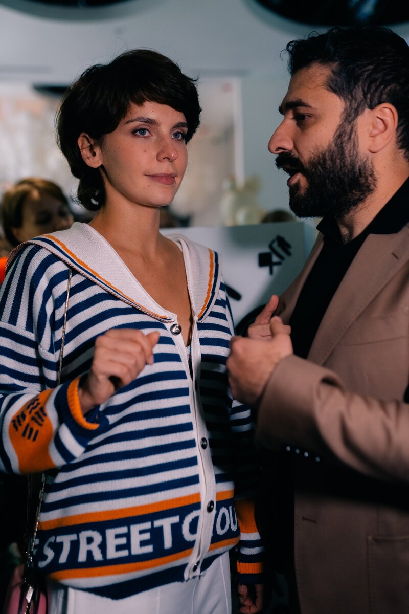    Сарик Андреасян и Лиза Моряк Фото: пресс-служба