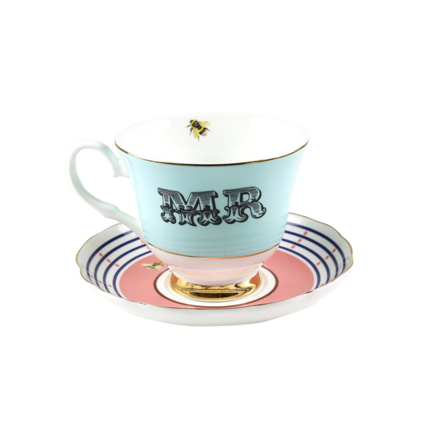 Чашка с блюдцем Mr