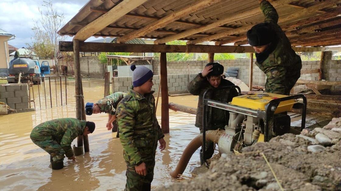    Подтопления в Туркестанской области:МЧС РК