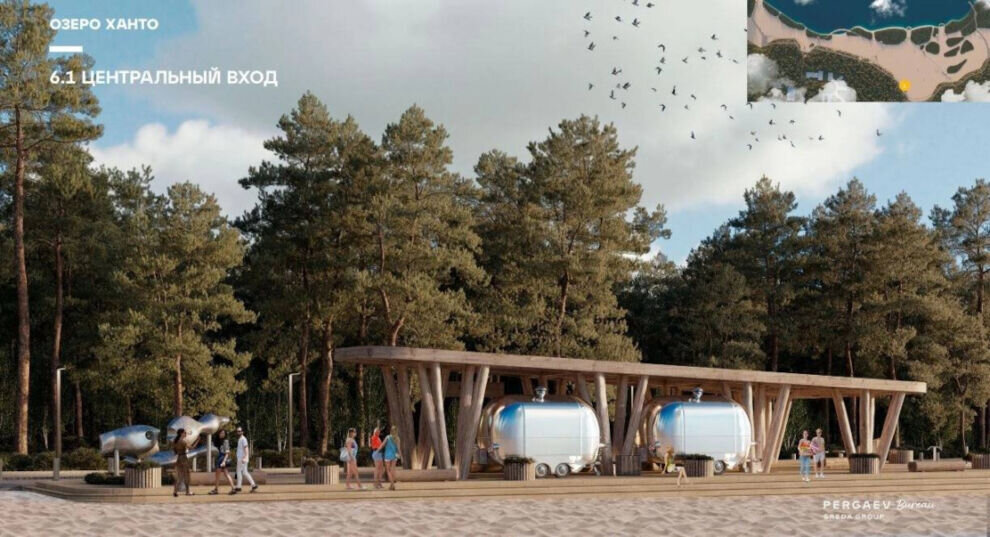    В Ноябрьске планируют благоустроить берег озера Ханто