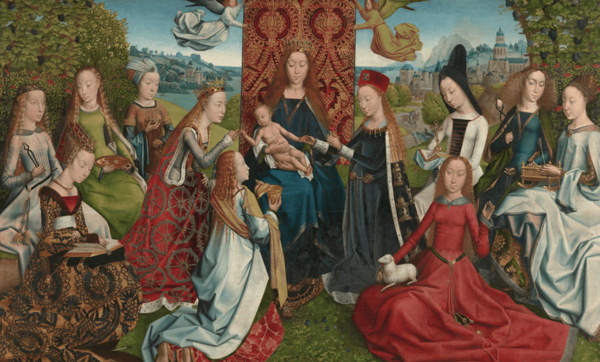 Мастер легенды святой Луции. "Дева среди дев". Конец XV века